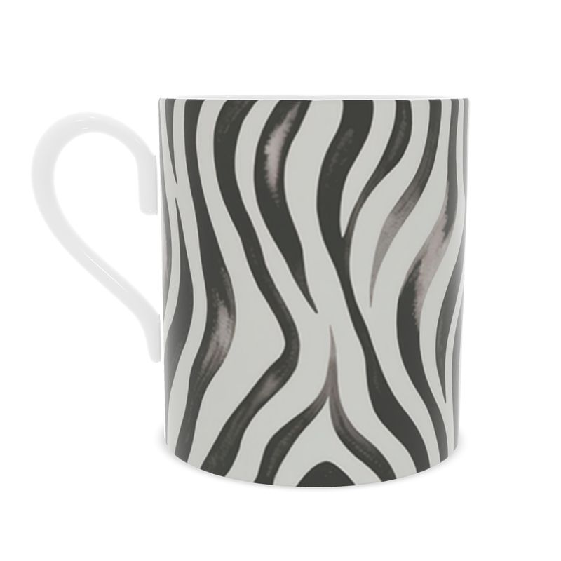 Designer Zebra Mug - Fine Bone China Mug