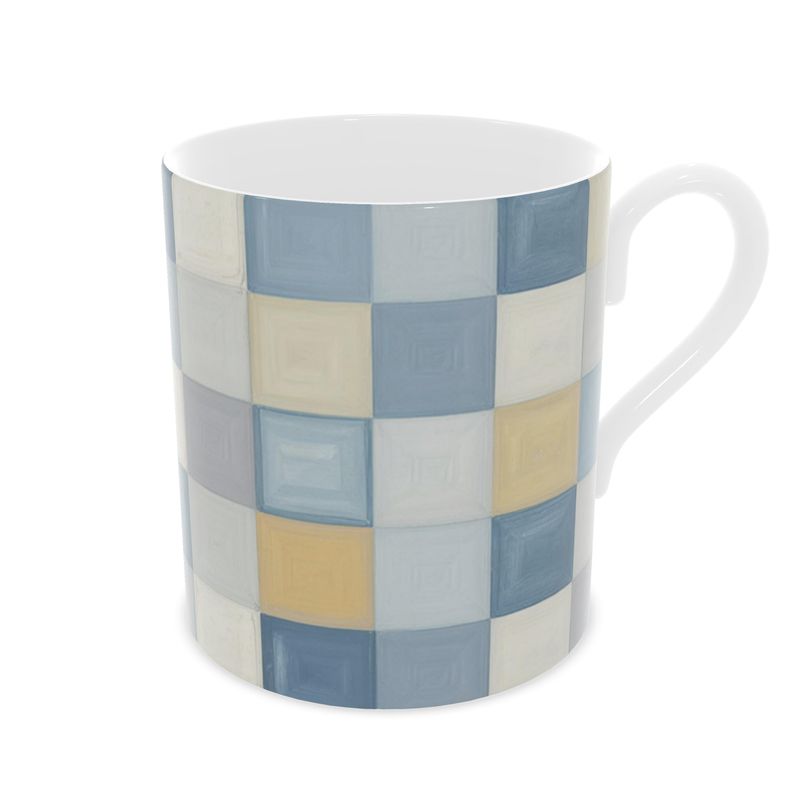 Colorful Patchwork Mug - Designer Fine Bone China Mug