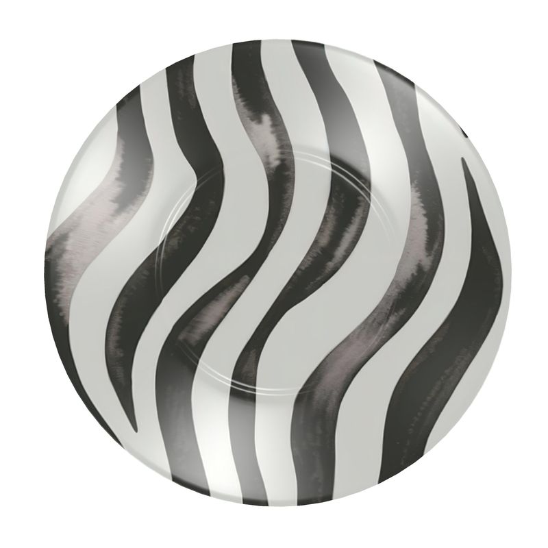 Safari Zebra Coffee Cup & Saucer - Elegant Fine Bone China