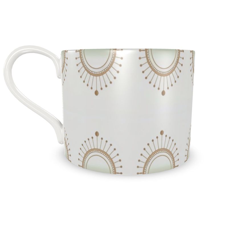 Monaco Fine Bone China Coffee Cup & Saucer Set - Elegant Drinkware
