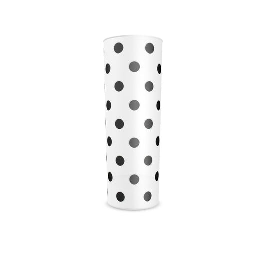 Unique Monochrome Spotted Highball Glass