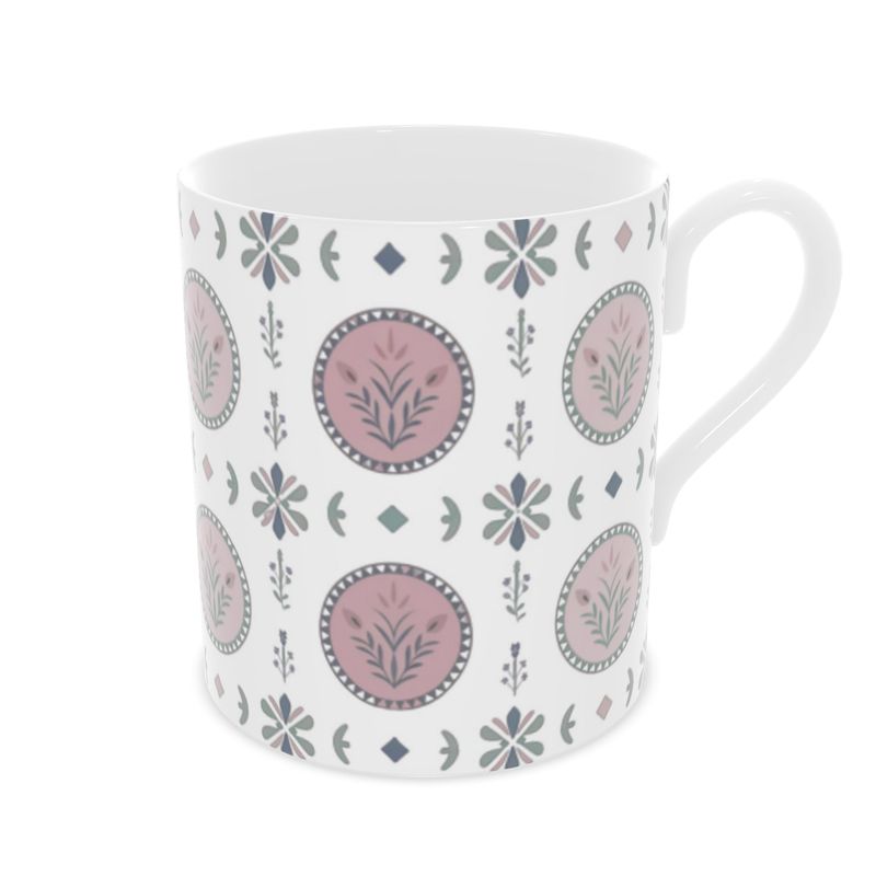 Classic Vintage Tea Cup - Delicate Bone China Mug