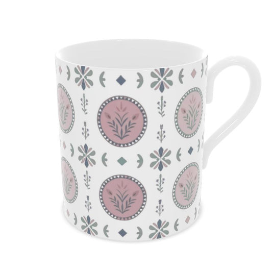 Classic Vintage Tea Cup - Delicate Bone China Mug