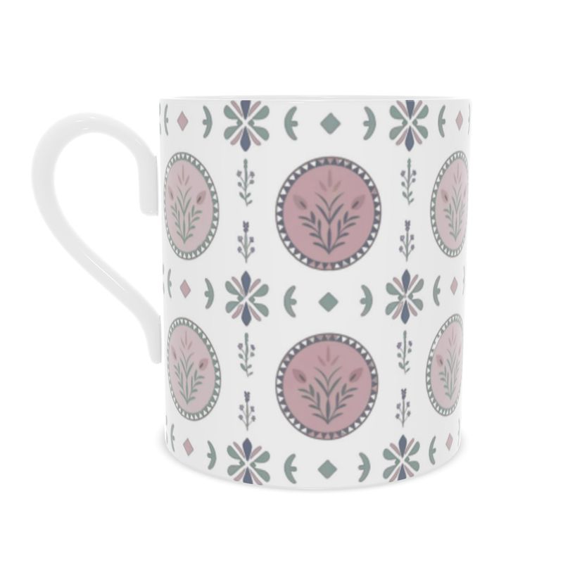 Classic Vintage Tea Cup - Delicate Bone China Mug