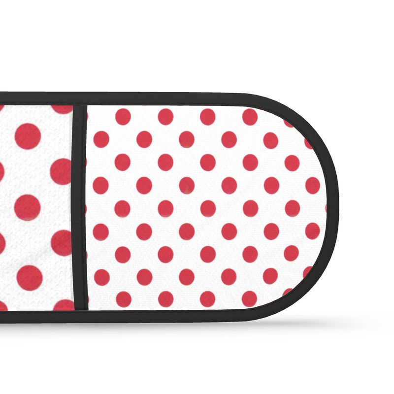 Double Oven Gloves Set - Red Polka Dot Kitchen Accessories