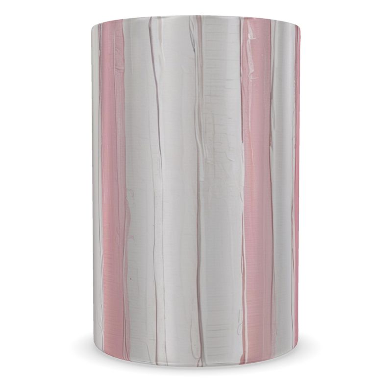 Monaco Pink Striped Wine Bottle Holder - Stylish Summer Picnic Essential