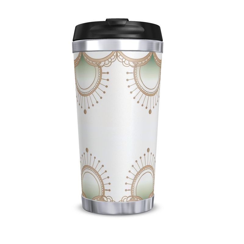 Designer Gold Travel Mug - Monaco Inspired