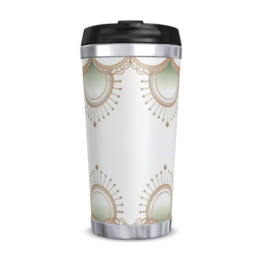 Designer Gold Travel Mug - Monaco Inspired