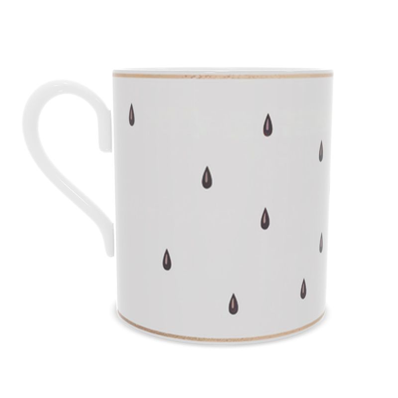 Luxury Pink Parrot Mug - Exquisite Fine Bone China Bird Design