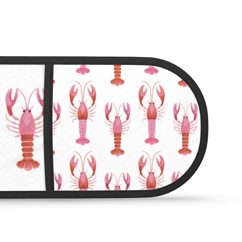 Pink Lobster Oven Gloves Set - Beach House Cooking Essentials