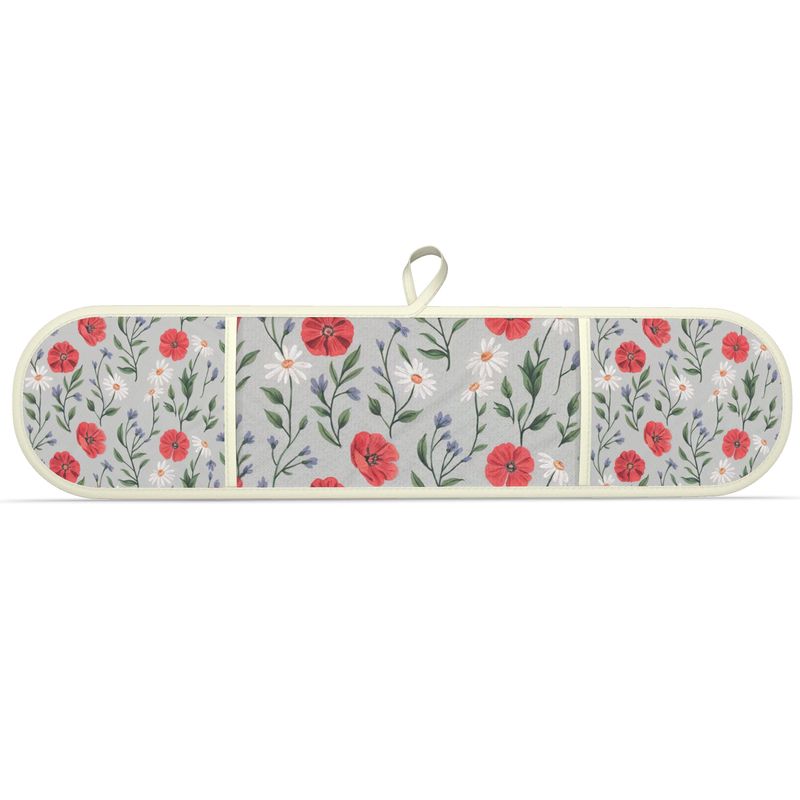 Quirky Wild Flowers Oven Mitts - Vintage Floral Kitchen Accessories