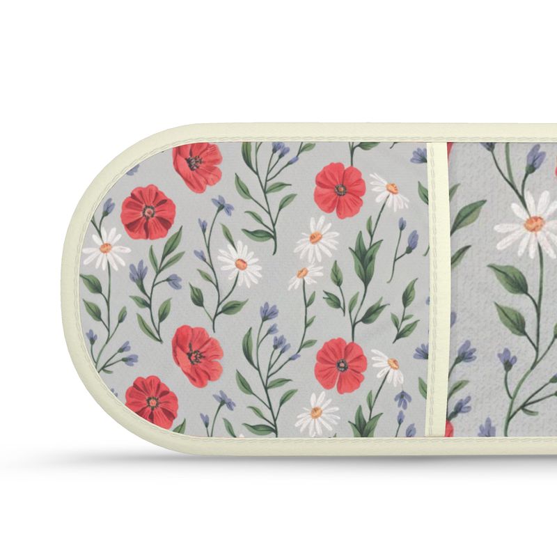 Quirky Wild Flowers Oven Mitts - Vintage Floral Kitchen Accessories