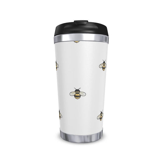 Unique Gold Bee Design Travel Mug - Luxury Mug for Hot Drinks