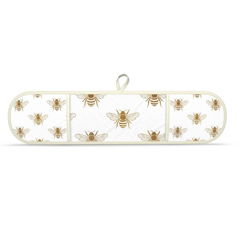 Gold Bee Double Oven Gloves - Luxury Kitchen Accessory