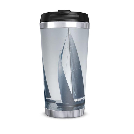 Nautical Adventure Sailing Yachts Travel Mug - Ocean Lover Gift