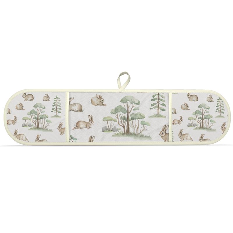 Cute Bunny Print Double Oven Gloves Farmhouse Kitchen