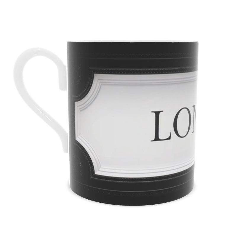 Luxury London Coffee Mug - High-Quality Fine Bone China