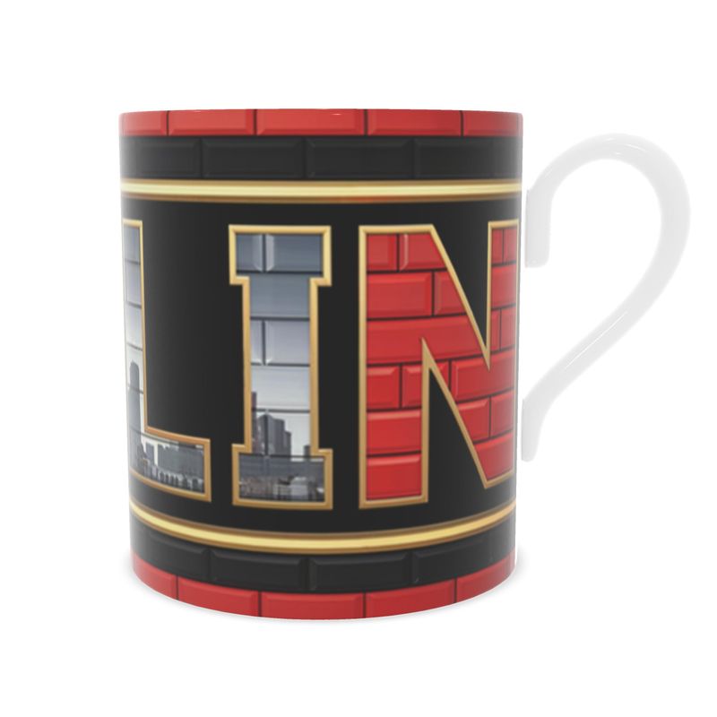 Berlin Landmarks Fine Bone China Mug - Souvenir Gift