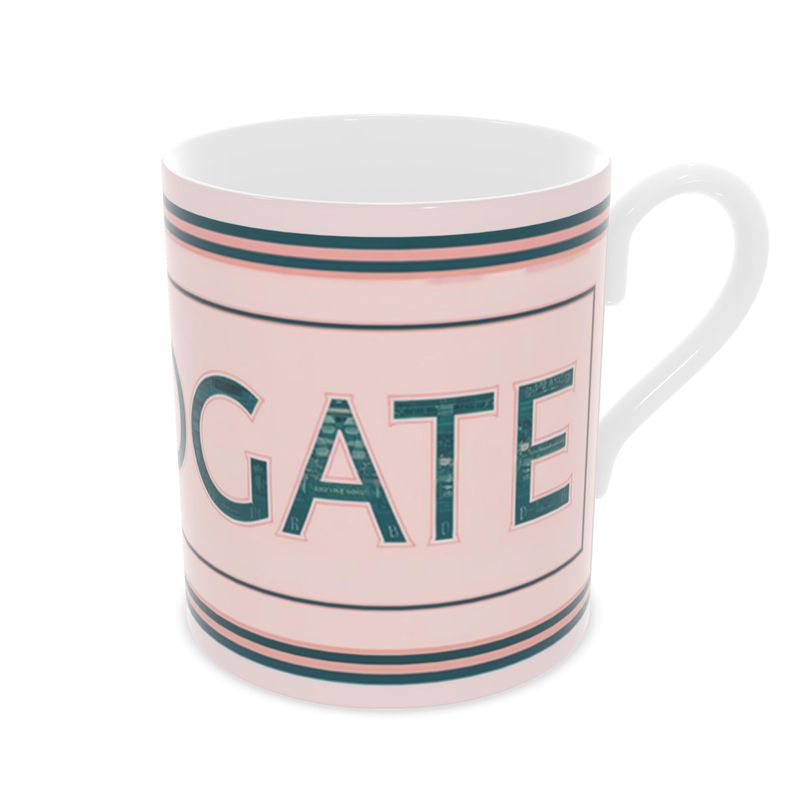 Stunning Destination Harrogate Fine Bone China Mug - Unique Gift Idea
