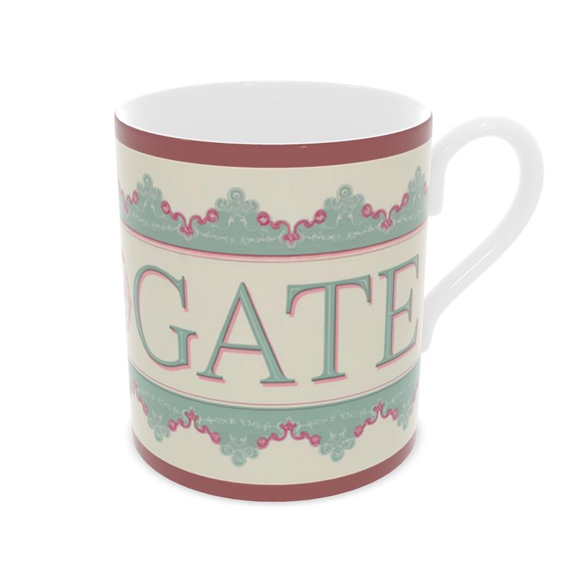 Vintage Destination Harrogate Bone China Mug - Elegant Tea Cup