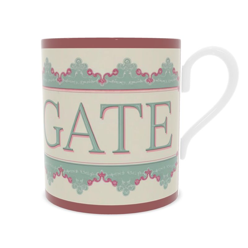Vintage Destination Harrogate Bone China Mug - Elegant Tea Cup