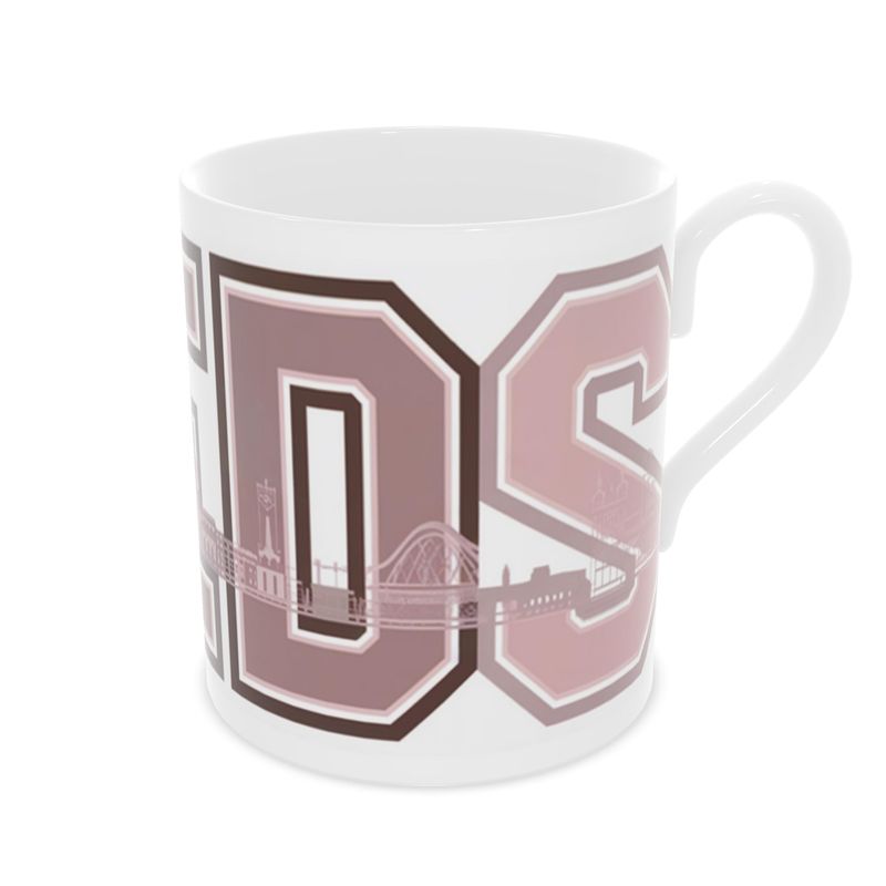 Handcrafted Leeds Landmark Mug - Fine Bone China Edition