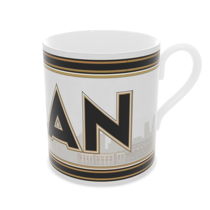 Italy Travel Gift - Destination Milan Fine Bone China Tea Mug