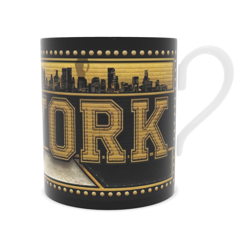 Travel Lover's Mug - Destination New York Fine Bone China