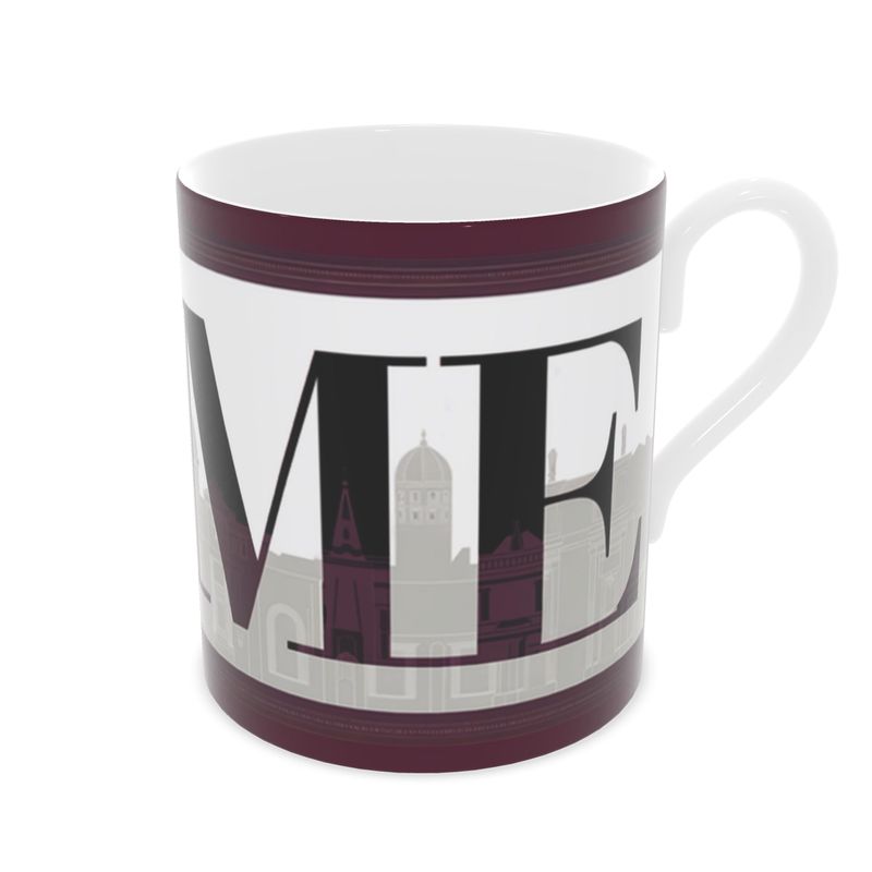 Elegant Rome Souvenir Mug in Fine Bone China