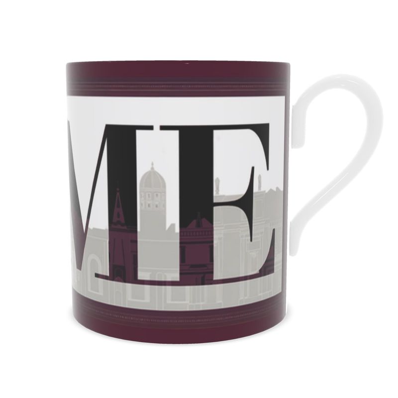 Elegant Rome Souvenir Mug in Fine Bone China