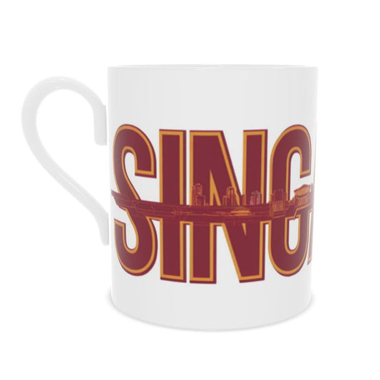 Luxurious Singapore Destination Mug - Fine Bone China