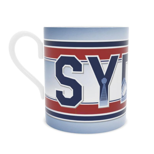 Elegant Sydney Destination Mug, Fine Bone China