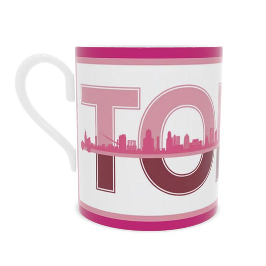 Tokyo Cityscape Fine Bone China Mug - Japanese Luxury Gift