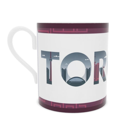 Toronto Luxury Fine Bone China Mug - Elegant Gift Idea
