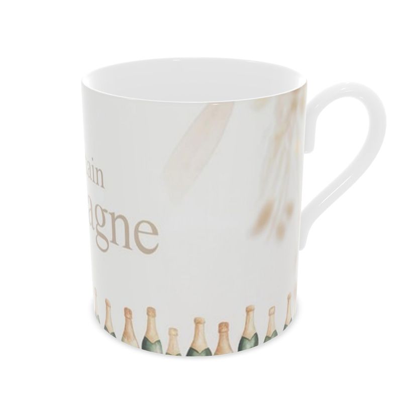 Elegant May Contain Champagne Fine Bone China Mug
