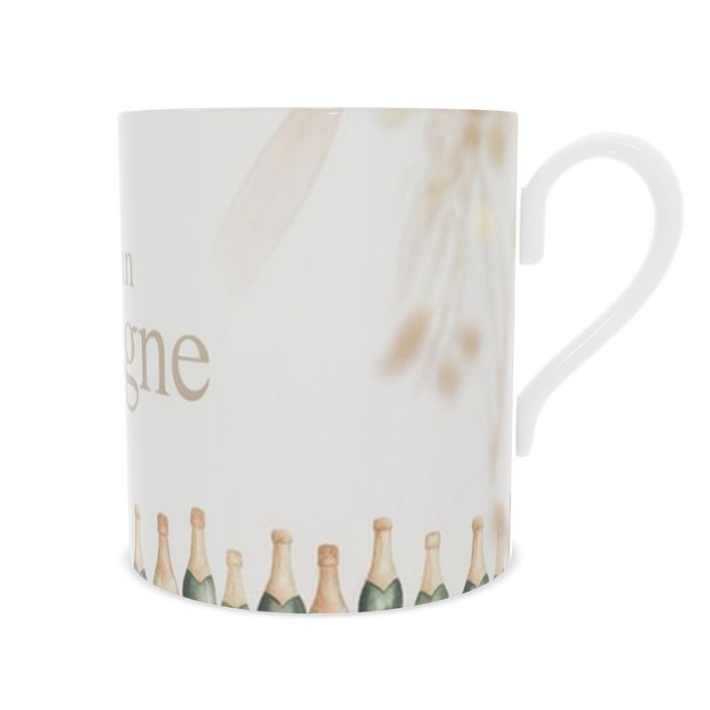 Elegant May Contain Champagne Fine Bone China Mug