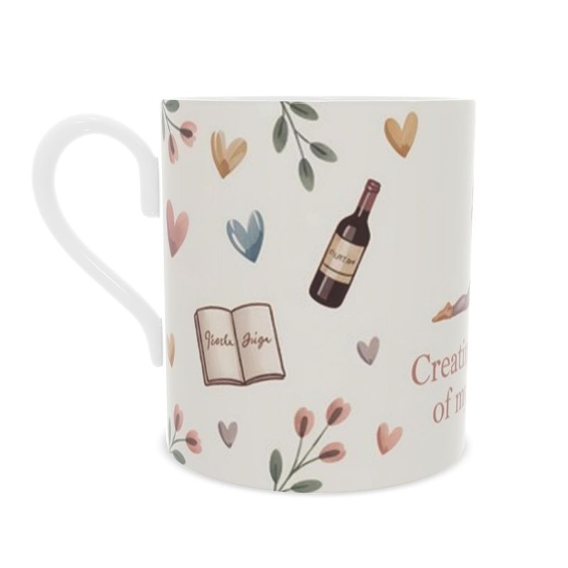 Inspirational Bone China Mug - Creating the Life of My Dreams