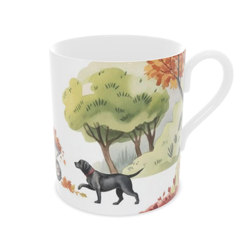 Nature Lover's Mug: The Autumn Gardener Bone China Cup