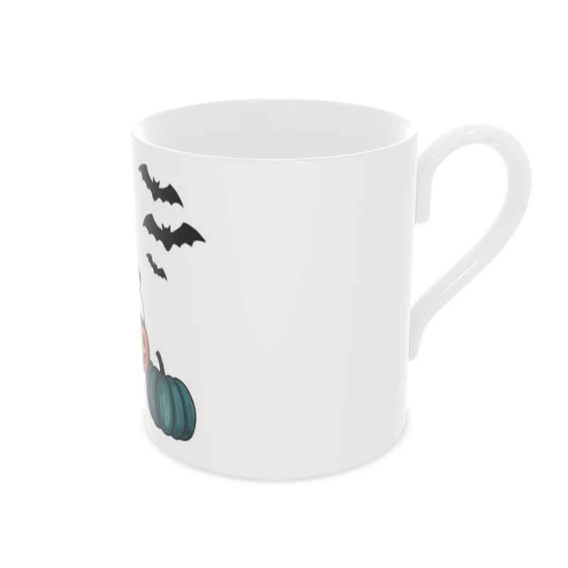 Bone China Halloween Mug for Dog Lovers - Trick or Treat Design