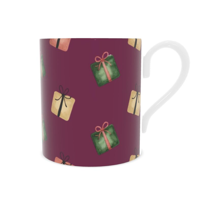Holiday Gift Idea: Christmas Present Bone China Mug