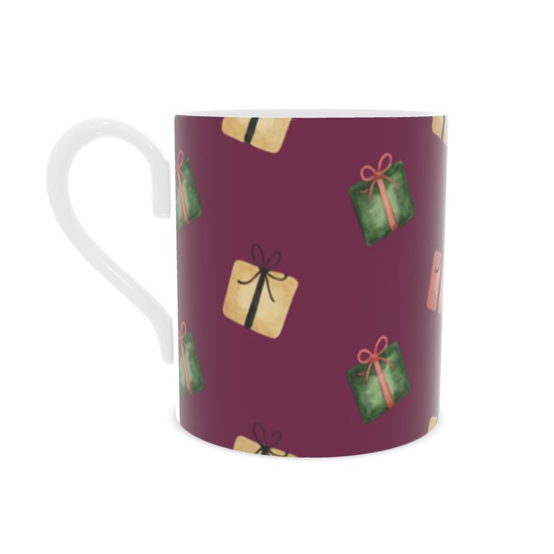 Holiday Gift Idea: Christmas Present Bone China Mug