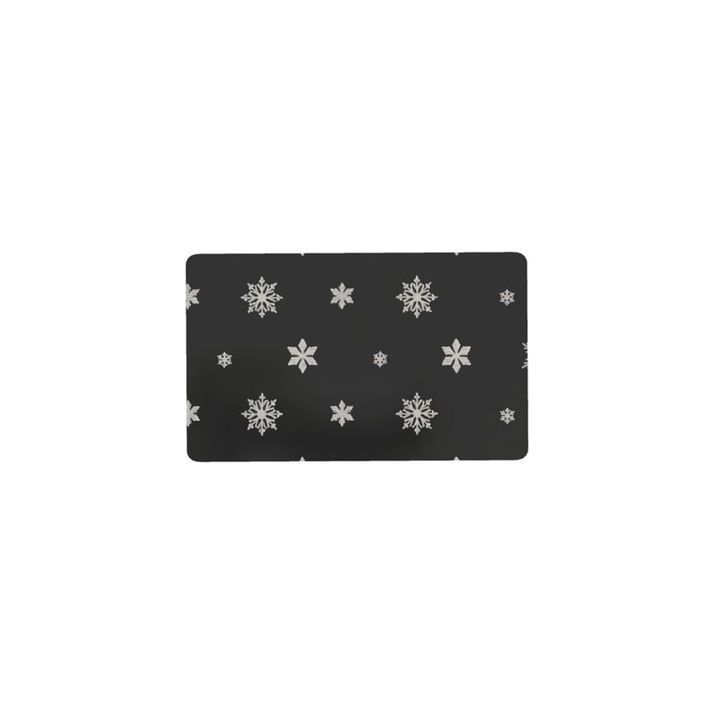 Festive Entertaining Piece: Snowflake Serving Platter in Black