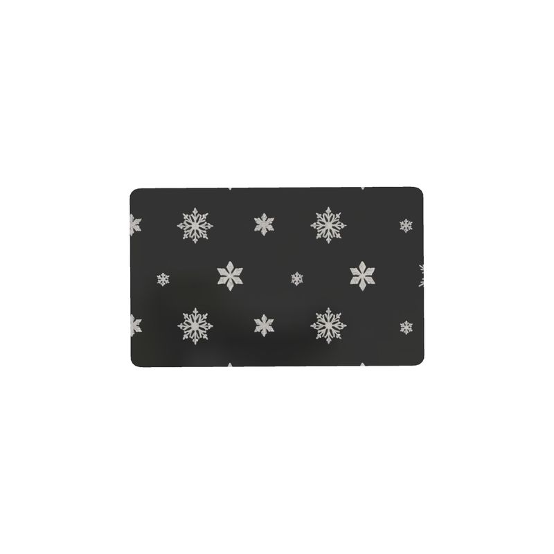 Festive Entertaining Piece: Snowflake Serving Platter in Black