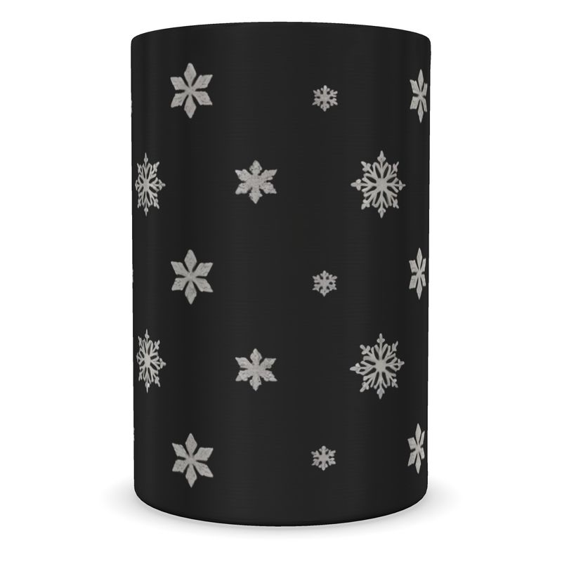 Black Snowflake Christmas Wine Cooler - Luxury Holiday Entertaining