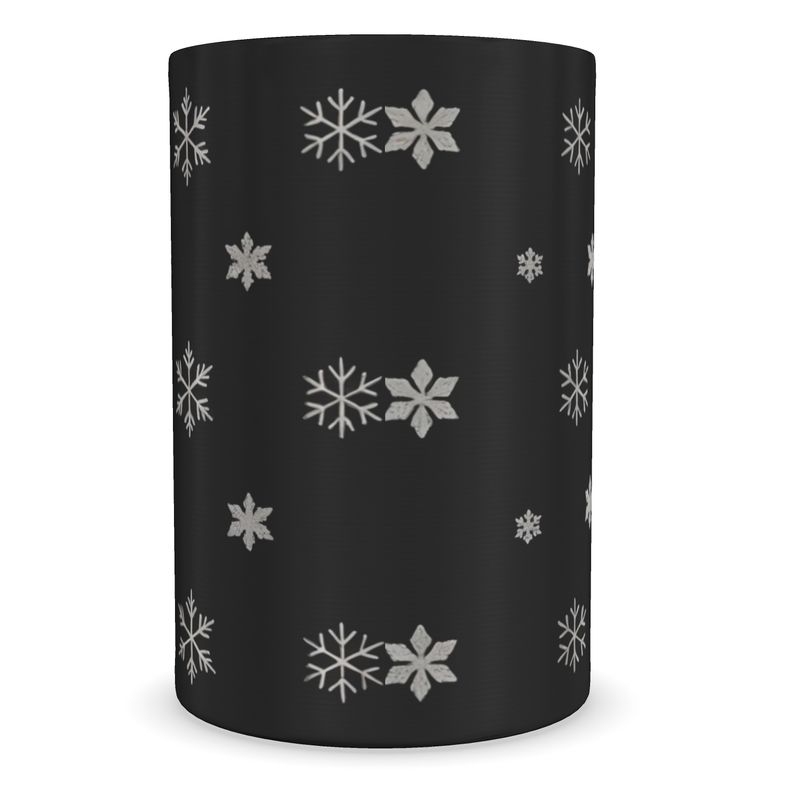 Black Snowflake Christmas Wine Cooler - Luxury Holiday Entertaining