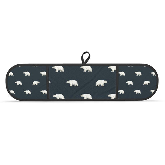 Christmas Kitchen Decor: Polar Bear Double Oven Mitts