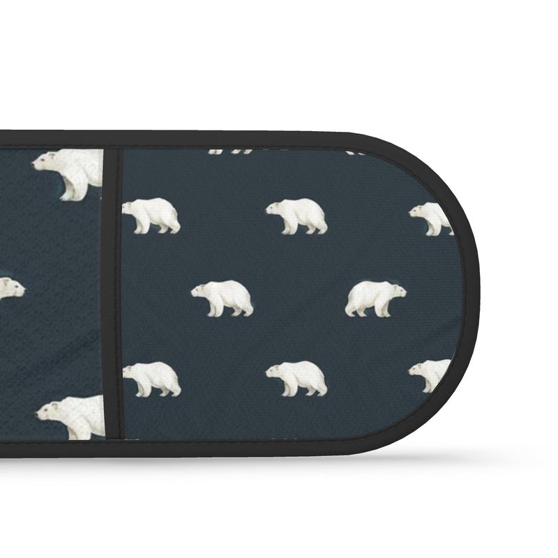 Christmas Kitchen Decor: Polar Bear Double Oven Mitts