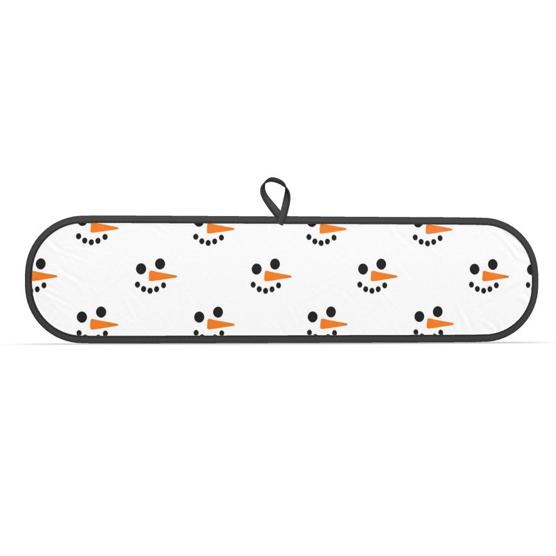 Festive Snowmen Double Oven Gloves for Christmas Cooking