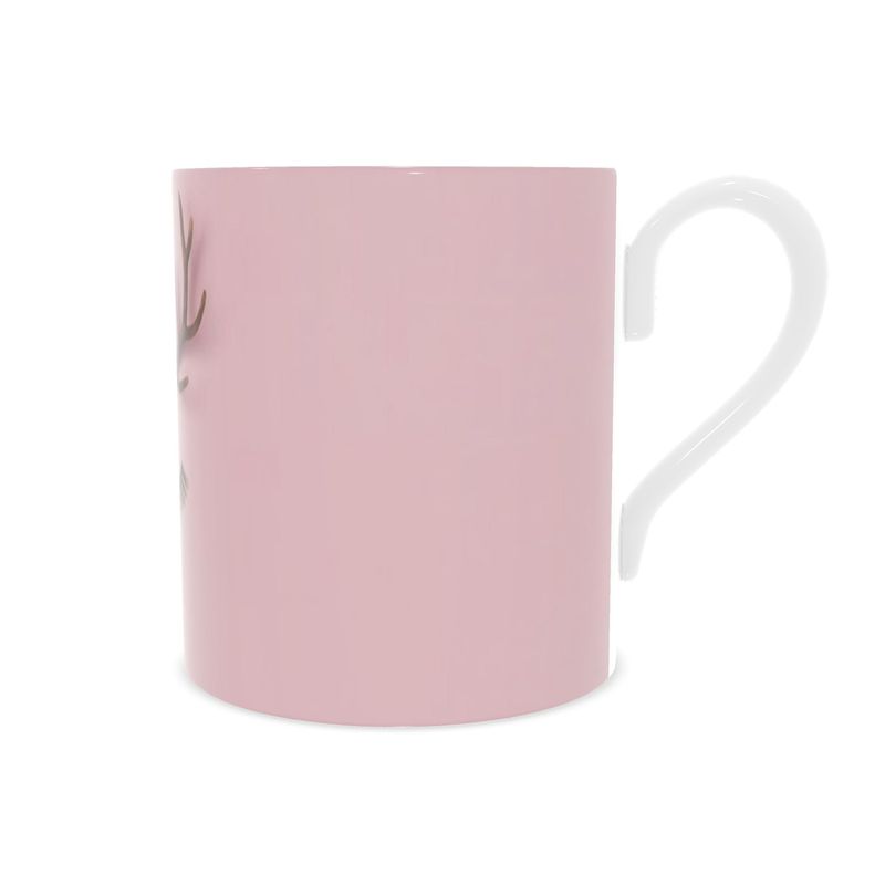 Festive Christmas Reindeer Bone China Mug