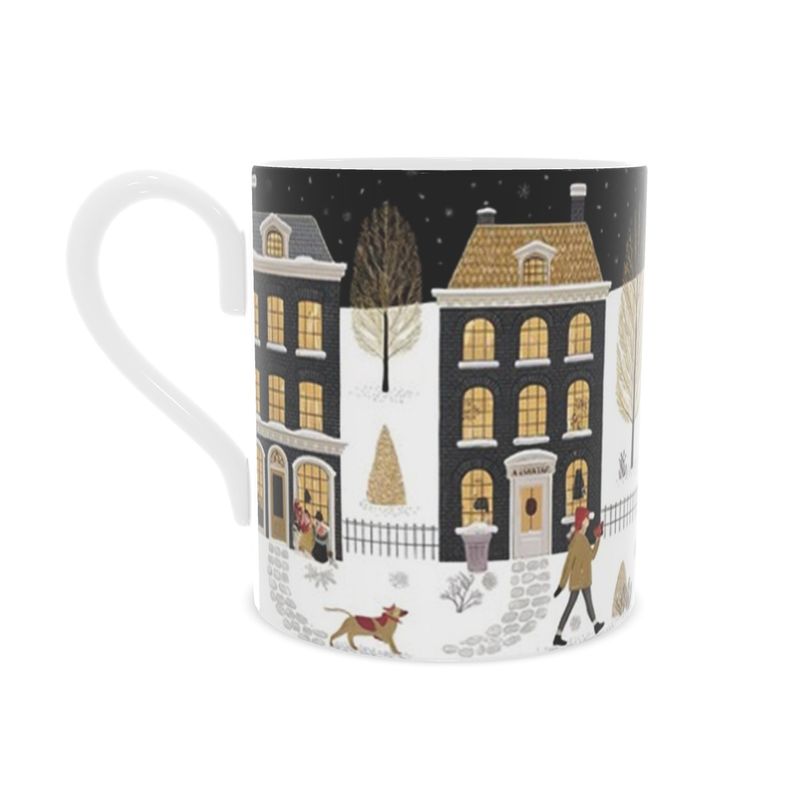 Holiday Vibes: Christmas in the Country Bone China Mug